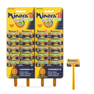 MINORA II MAQUINA DE AFEITAR x 1u